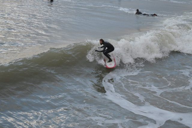Fatstick surfing at Bournemouth